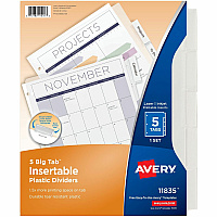 Avery Big Tab Insertable Plastic Dividers (AVE11835)