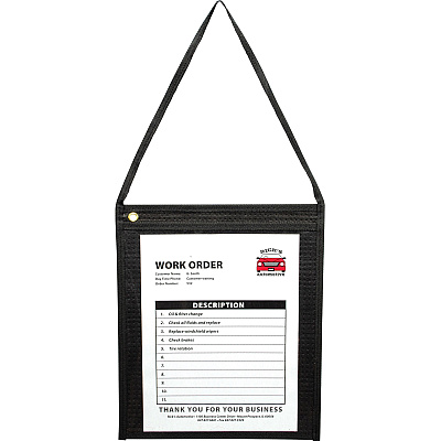 C-Line Fabric Hanging Strap Shop Ticket Holders (CLI74112)
