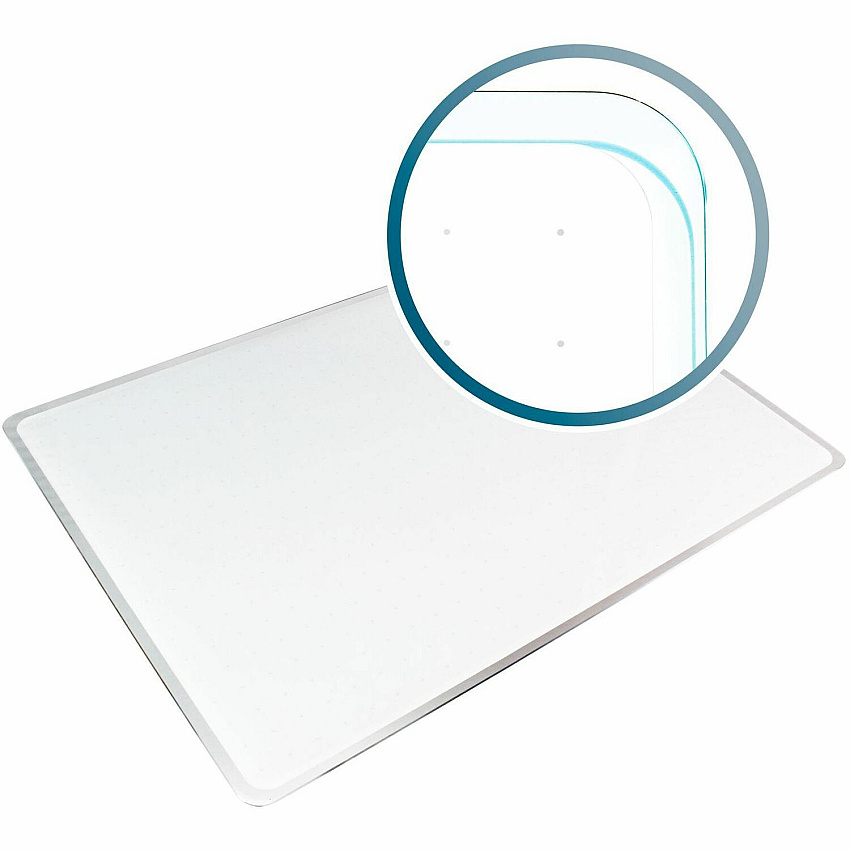 Floortex Floortex Glacier White Multi-Purpose Grid Glass Dry Erase Board 24" x 36" (FLRFCVGM2436WG)