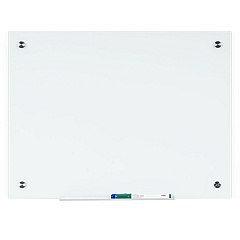 Bi-silque Magnetic Glass Dry Erase Board (BVCGL120107)