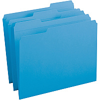 Business Source Reinforced Tab Colored File Folders (BSN03172)