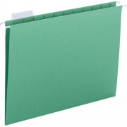 Business Source 1/5 Tab Cut Letter Recycled Hanging Folder (03178)