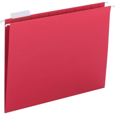 Business Source 1/5 Tab Cut Letter Recycled Hanging Folder (03175)