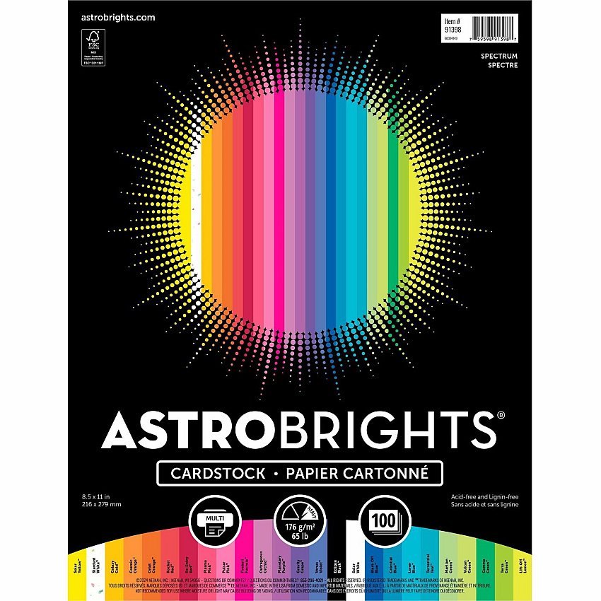 Neenah Spectrum Assortment Cardstock (WAU91398)