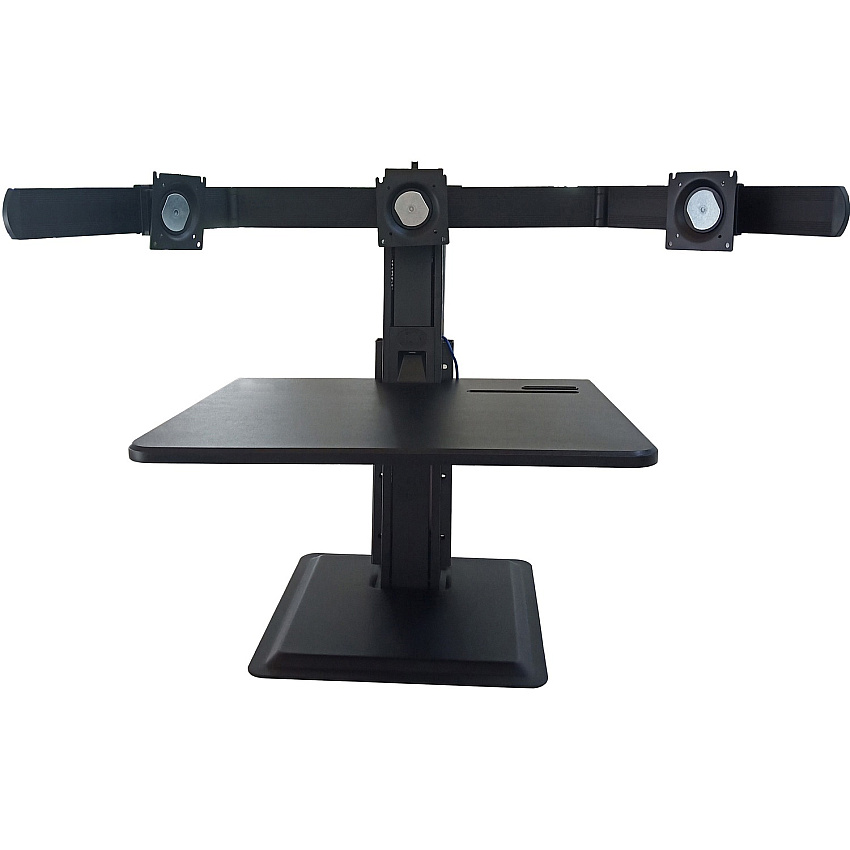 Lorell Deluxe Light-Touch 3-Monitor Desk Riser (LLR03167)