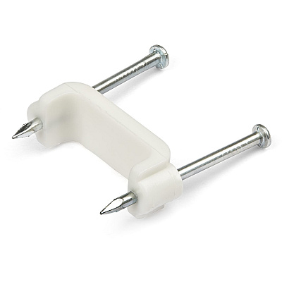 StarTech 100 Pack Of Double Nail Mounted Cable Clip - Large (CBMDNMCC2)