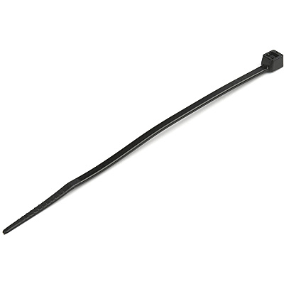 StarTech 100 Pack Of Cable Ties: Keep Cables Organized With 4in (101.6 Mm) Black Zip Ties For 0.9in 22 Mm Bundle Diameter; Tool-less Installation (CBMZT4B)