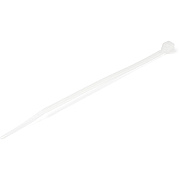 StarTech 100 Pack Of Cable Ties: Keep Cables Organized With 4in (101.6 Mm) White Zip Ties For 0.9in 22 Mm Bundle Diameter; Tool-less Installation (CBMZT4N)