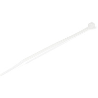 StarTech 100 Pack Of Cable Ties: Keep Cables Organized With 4in (101.6 Mm) White Zip Ties For 0.9in 22 Mm Bundle Diameter; Tool-less Installation (CBMZT4N)