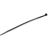 StarTech 100 Pack Of Cable Ties: Keep Cables Organized With 8in (203.2 Mm) Black Zip Ties For 1.6in 40 Mm Bundle Diameter; Tool-less Installation (CBMZT8B)