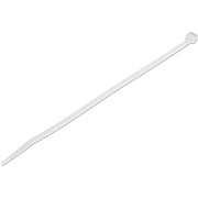 StarTech 100 Pack Of Cable Ties: Keep Cables Organized With 8in (203.2 Mm) White Zip Ties For 1.6in 40 Mm Bundle Diameter; Tool-less Installation (CBMZT8N)