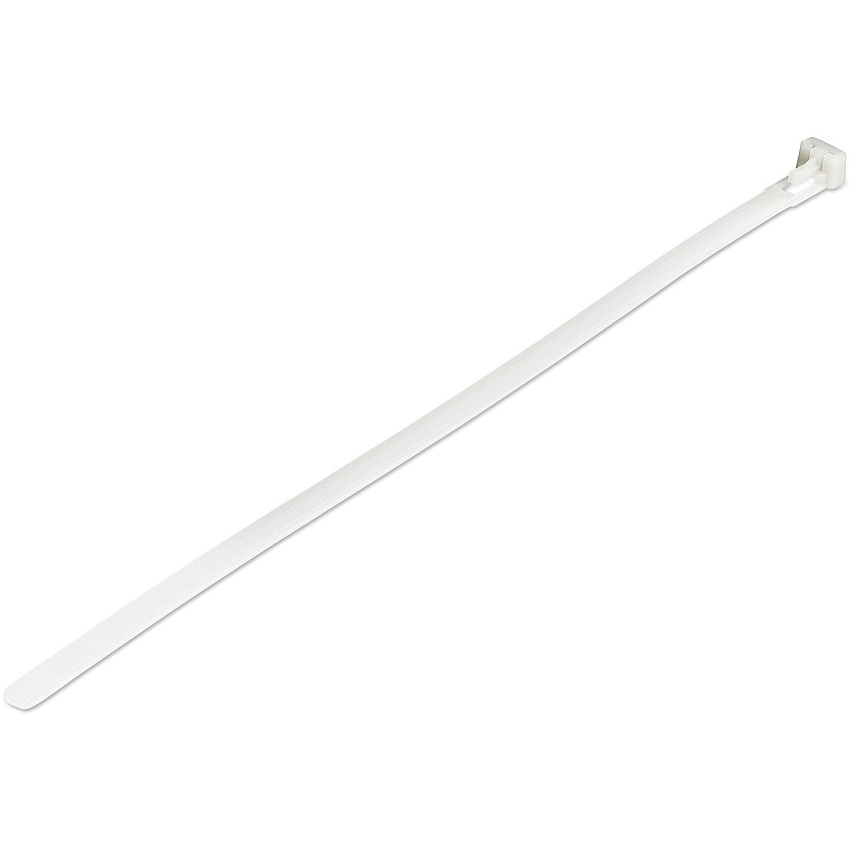 StarTech 10" Reusable Cable Ties, Nylon, 100 Pack (CBMZTRB10)