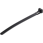 StarTech 5" Reusable Cable Ties, Nylon, 100 Pack (CBMZTRB5BK)
