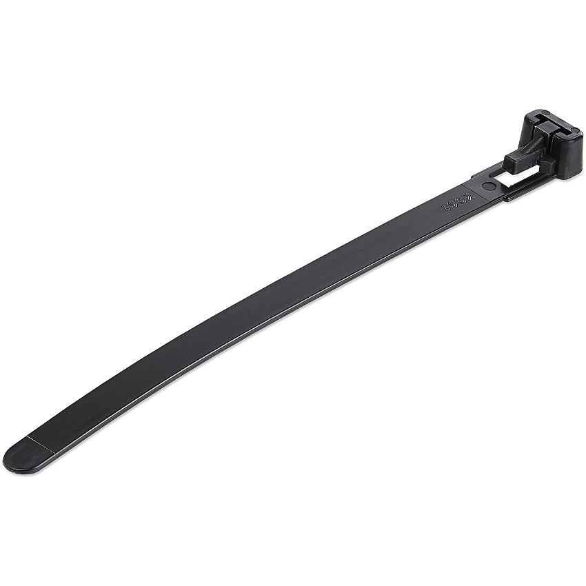 StarTech 5" Reusable Cable Ties, Nylon, 100 Pack (CBMZTRB5BK)