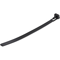 StarTech 6" Reusable Cable Ties, Nylon, 100 Pack (CBMZTRB6BK)