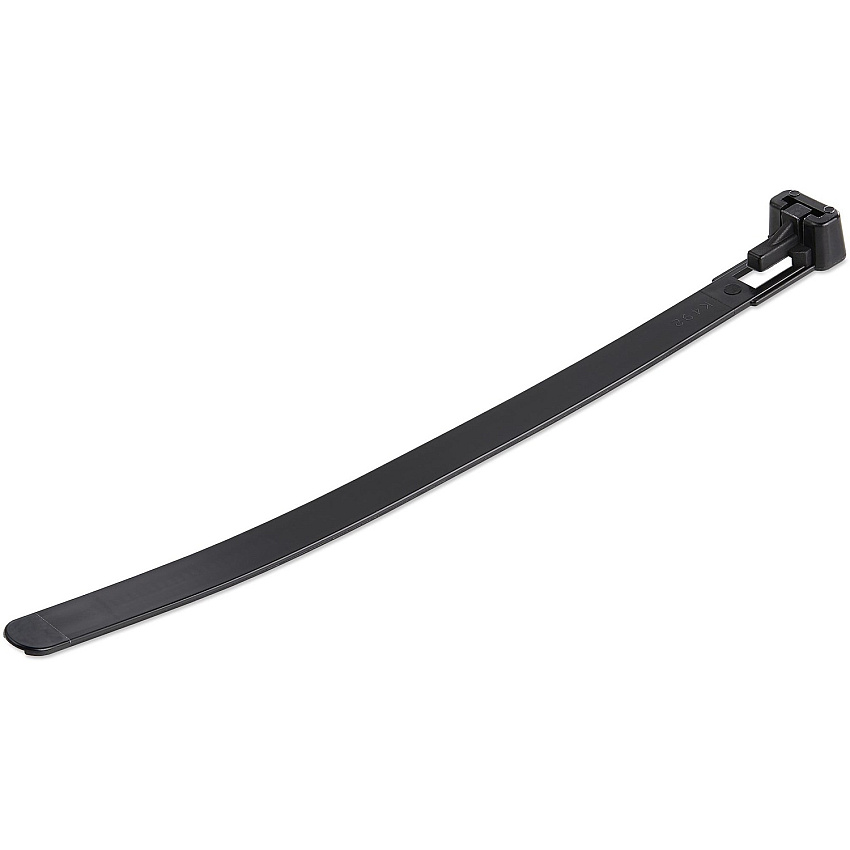 StarTech 6" Reusable Cable Ties, Nylon, 100 Pack (CBMZTRB6BK)