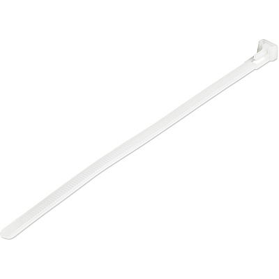 StarTech 8" Reusable Cable Ties, Nylon, 100 Pack (CBMZTRB8)