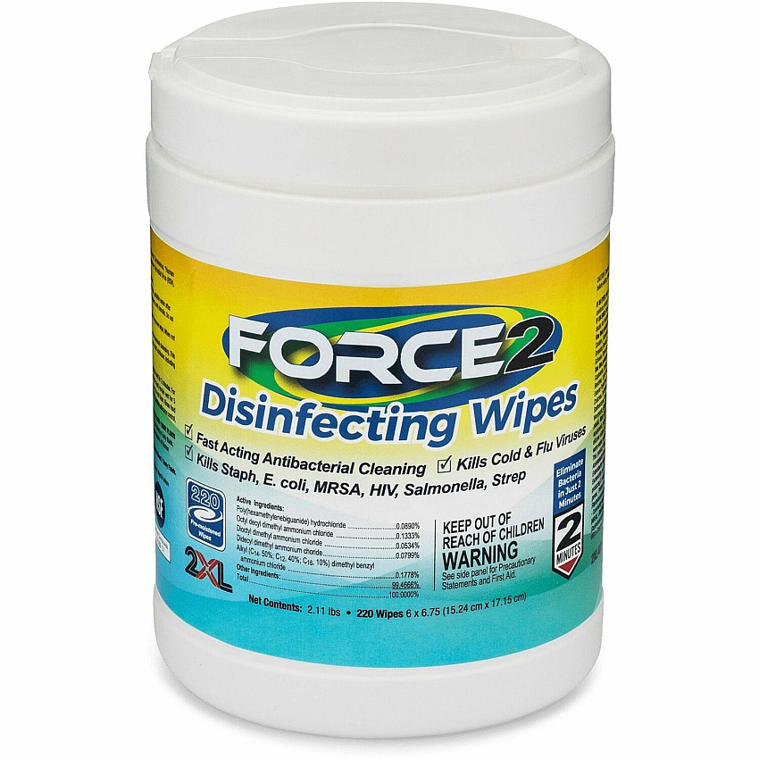 2XL FORCE2 Disinfecting Wipes (TXL407)