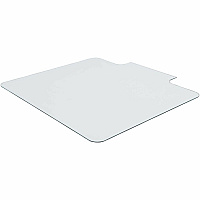Lorell Tempered Glass Chairmat with Lip (LLR82837)
