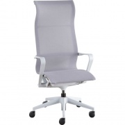 Lorell Executive Gray Mesh High-back Chair (40208)