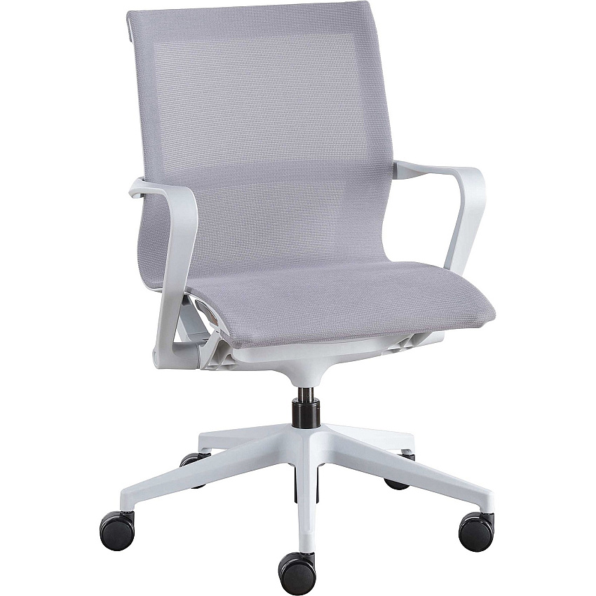 Lorell Premium Executive Mesh Mid-back Sling Chair (LLR40207)