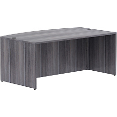 Lorell Essentials Series Bowfront Desk Shell (LLR69591)