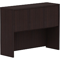 Lorell Essentials Series Stack-on Hutch with Doors (LLR18271)