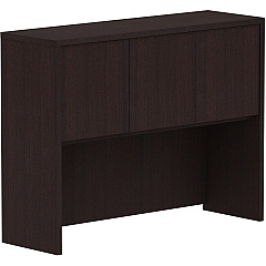 Lorell Essentials Series Stack-on Hutch with Doors (LLR18271)