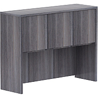 Lorell Essentials Series Stack-on Hutch with Doors (LLR69621)