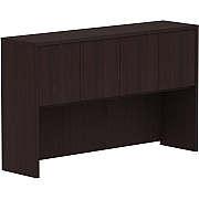 Lorell Essentials Series Stack-on Hutch with Doors (LLR18270)