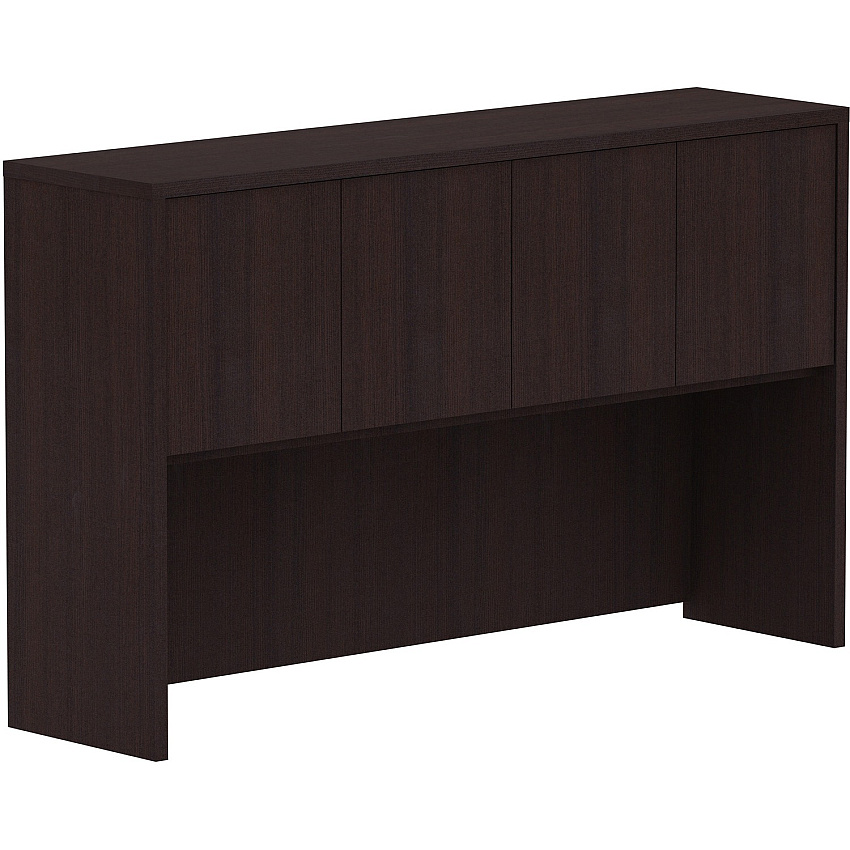 Lorell Essentials Series Stack-on Hutch with Doors (LLR18270)