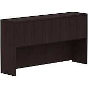 Lorell Essentials Series Stack-on Hutch with Doors (LLR18269)