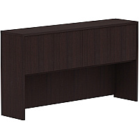 Lorell Essentials Series Stack-on Hutch with Doors (LLR18269)