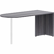 Lorell Essentials Series Peninsula Desk Box 1 of 2 (LLR69593)
