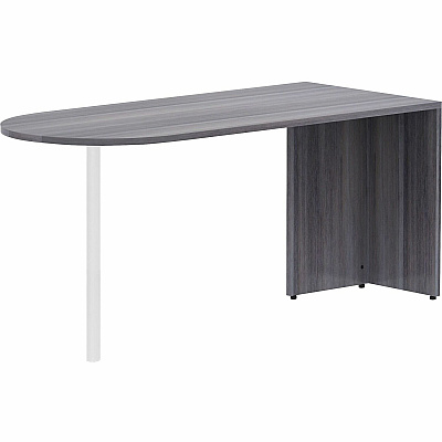 Lorell Essentials Series Peninsula Desk Box 1 of 2 (LLR69593)