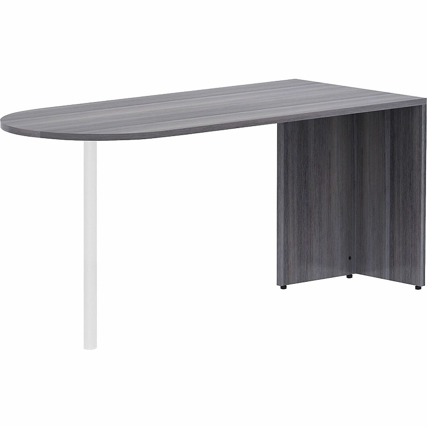 Lorell Essentials Series Peninsula Desk Box 1 of 2 (LLR69593)