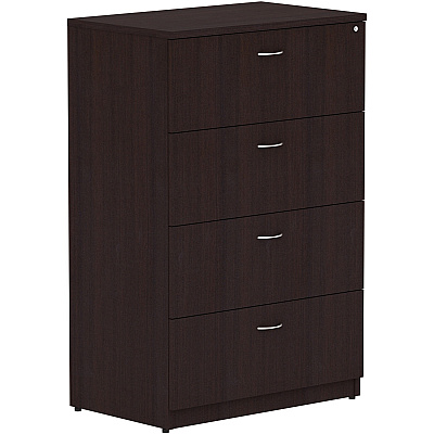 Lorell Essentials Series 4-Drawer Lateral File (LLR18274)