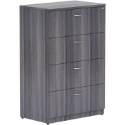 Lorell Weathered Charcoal 4-drawer Lateral File (69624)