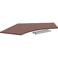 Lorell Relevance Series Curve Worksurface for 120 Workstations (LLR16248)