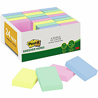 Post-it Greener Notes Value Pack - Beachside Cafe Color Collection (MMM65324RPVAD)