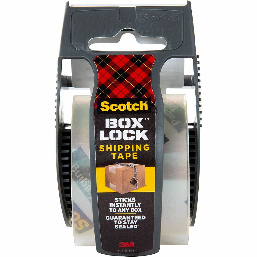 Scotch Box Lock Dispenser Packaging Tape (MMM195)