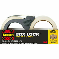 Scotch Box Lock Dispenser Packaging Tape (MMM395021RD)