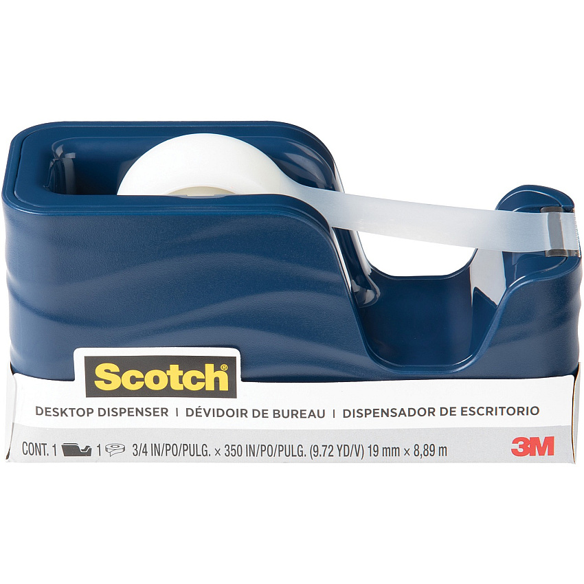 Scotch Wave Desktop Tape Dispenser (MMMC20WAVEMI)