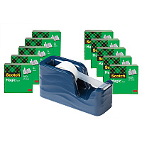 Scotch Magic Tape C18 Dispenser Value Pack (MMM810K10C20MI)
