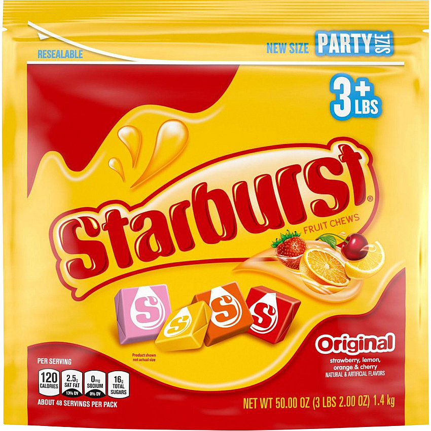 Starburst Fruit Chews Party Size Bag (SBR28086)