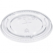 Solo Cup Straw Slotted Clear Lids (626TSCT)