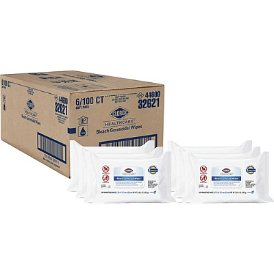 Clorox Healthcare Bleach Germicidal Wipes (CLO32621)