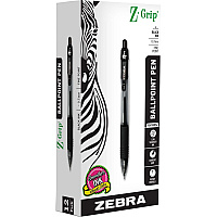 Zebra Z-Grip Retractable Ballpoint Pens (ZEB23910)