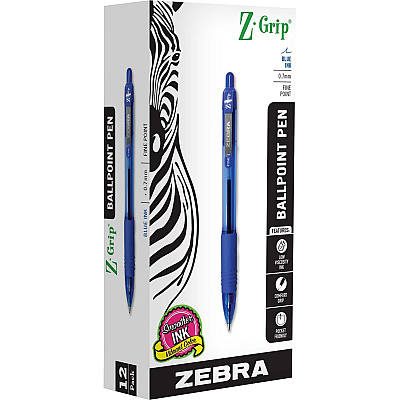 Zebra Z-Grip Retractable Ballpoint Pens (ZEB23920)