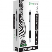 Zebra Z-Grip Elite Metal Retractable Ballpoint Pen (27010)